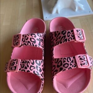 MIA Pink Leopard Women”s slides